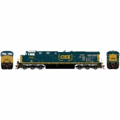Athearn HO ES44DC Locomotive, CSX, Boxcar #5250 for Locomotives