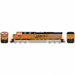 Athearn HO ES44AC Locomotive with DCC & Sound, BNSF #7672 for Locomotives