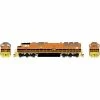 Athearn HO SD60M, B&P/Orange/Yellow #3887 for Locomotives