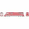 Athearn HO SD60I, TRRA/Red/White #4001 for Locomotives