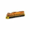 Athearn HO SD60M with DCC & Sound, B&P/Orange/Yellow #3889 for Locomotives