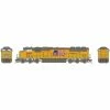 Athearn HO SD60M with DCC & Sound, UP/Yellow Sill/Flag #2457 for Locomotives