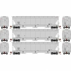 Athearn HO Trinity 3-Bay Hoppers, CAGX # 1 (3) for Freight Cars