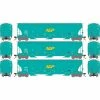 Athearn HO Trinity 3-Bay Hoppers, DJTX # 2 (3) for Freight Cars
