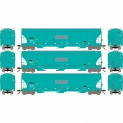 Athearn HO Trinity 3-Bay Hoppers, INTX # 1 (3) for Freight Cars