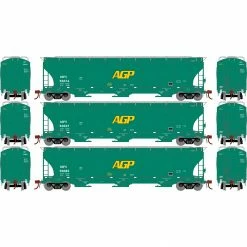Athearn HO Trinity 3-Bay Hoppers, AGPX # 1 (3) for Freight Cars