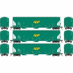 Athearn HO Trinity 3-Bay Hoppers, AGPX # 2 (3) for Freight Cars