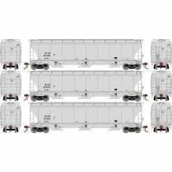Athearn HO Trinity 3-Bay Hoppers, GCCX # 2 (3) for Freight Cars