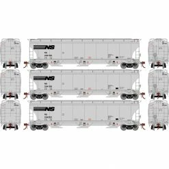 Athearn HO Trinity 3-Bay Hoppers, NS # 2 (3) for Freight Cars