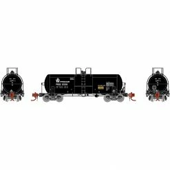 Athearn N 13,600-Gallon Acid Tank, PROX, Black #16599 for Freight Cars