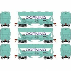 Athearn N ACF 2970 Covered Hopper, NAHX (3) for Freight Cars