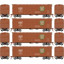 Athearn HO 40' Wood Reefer, CN (4) for Freight Cars