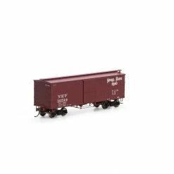 Athearn HO 36' Old Time Wood Box, NKP #10724 for Freight Cars