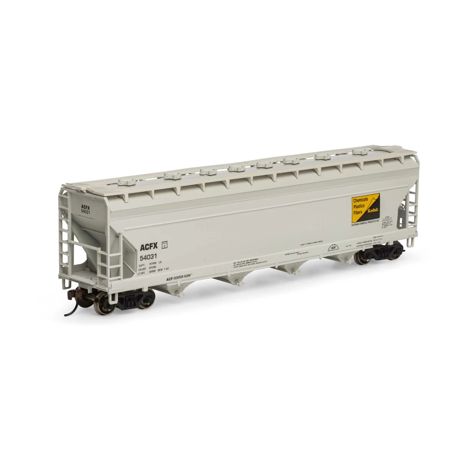 Athearn HO ACF 5250 CF Hopper, Kodak/ACFX #54031 for Freight Cars