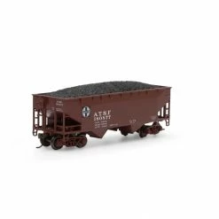 Athearn HO 34' 2-Bay Offset Open Hopper, SF #180877 for Freight Cars
