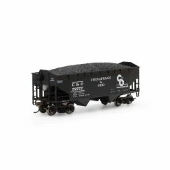 Athearn HO 34' 2-Bay Offset Open Hopper, C&O #52777 for Freight Cars
