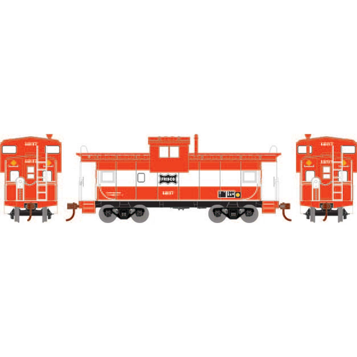 Athearn HO Wide Vision Caboose, SLSF #1237 for Cabooses