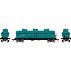 Athearn HO 3-Dome Tank, NATX #2 (4) for Freight Cars