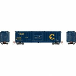 Athearn HO 50' OB Plug Door Box, C&O #481062 for Freight Cars