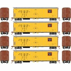 Athearn HO 50' Ex-Post Mechanical Reefer, BRCX (4) for Freight Cars