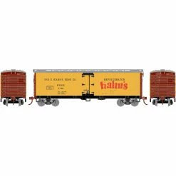 Athearn HO 40' Wood Reefer, EKSK #3756 for Freight Cars