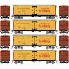 Athearn HO 40' Wood Reefer, EKSK (4) for Freight Cars